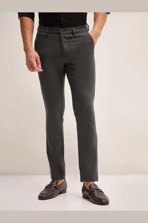 The Bear House Men Slim Fit Chinos Trousers
