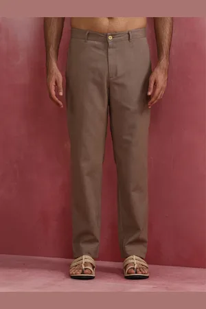 trueBrowns Men Cotton Twill Pant