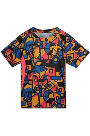 PUMA Neymar Jr Boys Printed Youth Football Jersey Tshirts