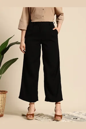 Mast & Harbour Women Pleated Formal Trousers