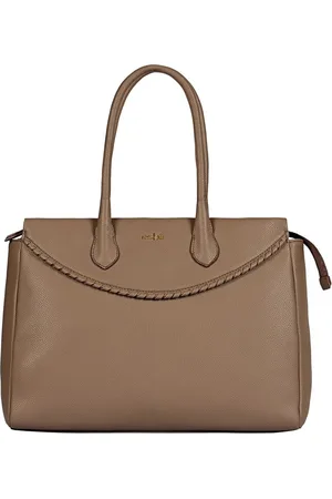 Eske Turner Vegan Leather Oversized Textured Tote Bag