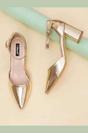Sherrif Buckle Design Block Pumps