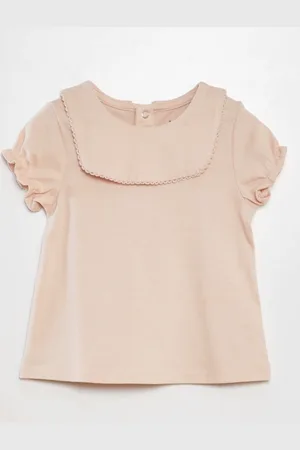 KIABI Girls Self Design Regular Fit Casual T-shirt