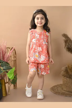 Superminis Girls Printed Top with Shorts