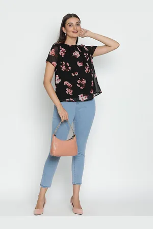 DRAAX Fashions Women Floral Printed Round Neck Top