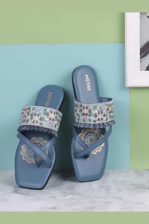 Metro Women Printed One Toe Flats