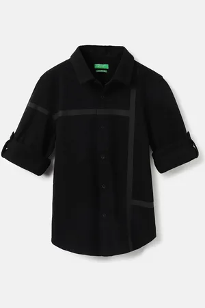 Benetton Boys Opaque Casual Shirt