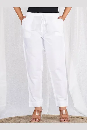Kalini Women Relaxed Mid Rise Peg Trousers