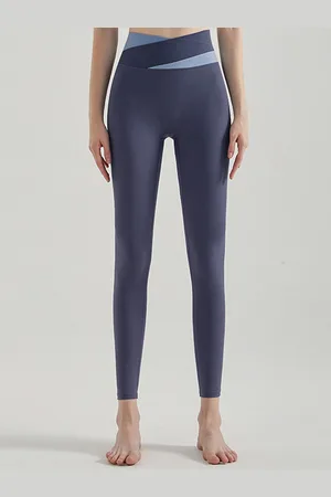 LULU & SKY Women Slim-Fit Ankle-Length Sports Tights