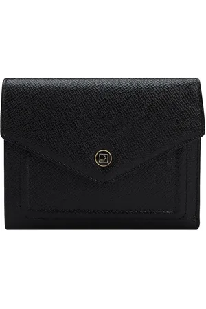 Da Milano Women Woven Design Zip Detail Leather Wallet