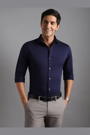 Bergamo Slim Fit Pure Cotton Knitted Formal Shirt