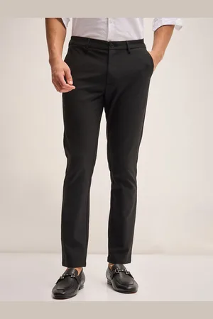 The Bear House Men Slim Fit Chinos Formal Trousers