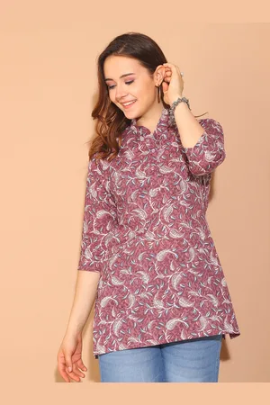 Rajnandini Mandarin Collar Printed Tunic