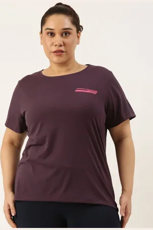 MARCA Bold Women Plus Size Dry Fit Anti-Microbial UV-Protection Sports T-Shirt