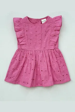 Creative Flutter Sleeve Fit & Flare Dress