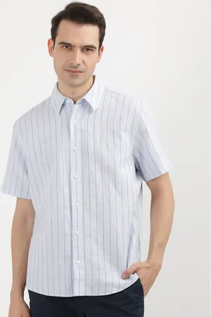Calvin Klein Men Opaque Striped Casual Shirt