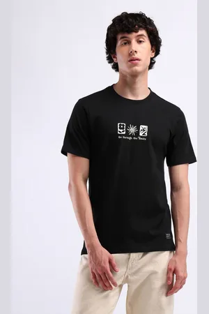 Flying Machine Men Typography T-shirt