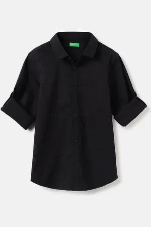 Benetton Boys Opaque Casual Shirt