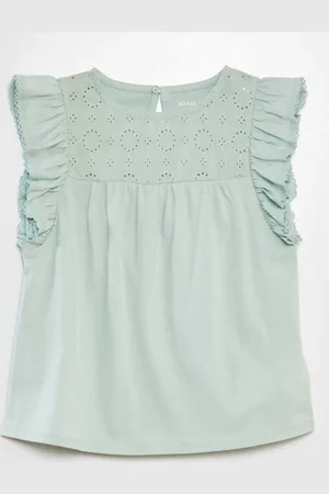 KIABI Girls Round Neck Cotton T-shirt