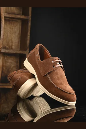 CARLO ROMANO Men Suede Driving Shoes