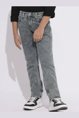 JACK & JONES Boys Straight Fit Stretchable Jeans