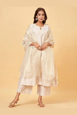 Pantaloons Striped Zari Work Dupatta