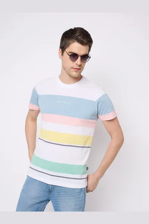 Club York Men Striped T-shirt