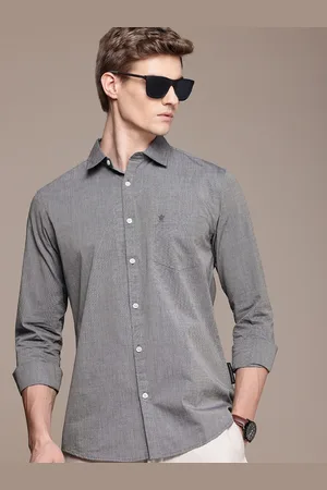 French Connection Men Premium Slim Fit Pure Cotton Casual Shirt