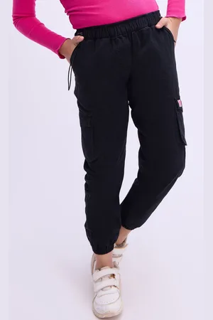 Bombay High Girls Mid Rise Cargo Joggers