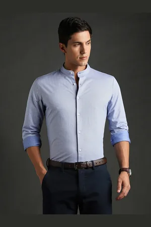 Bergamo Slim Fit Knitted Pure Cotton Formal Shirt