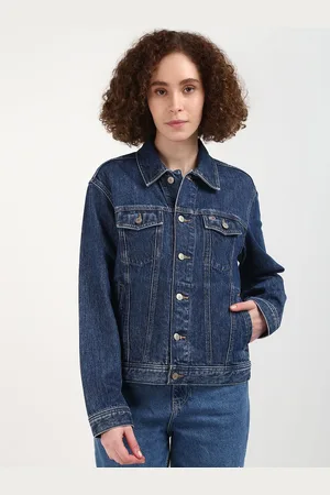 Tommy Hilfiger Women Spread Collar Denim Jacket
