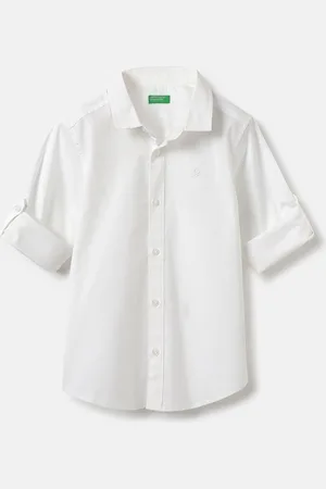 Benetton Boys Opaque Casual Shirt