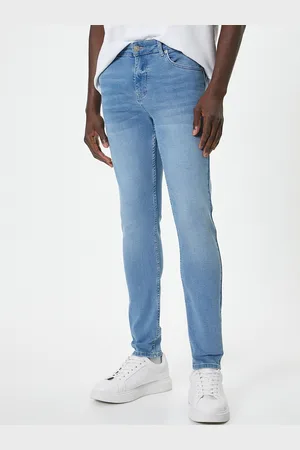 Koton Men Slim Fit Mid-Rise Jeans