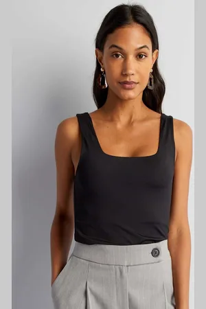 KIABI Women Sleeveless Pockets Slim Fit T-shirt
