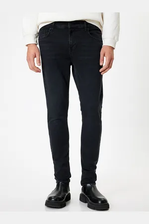 Koton Men Skinny Fit Low-Rise Trousers