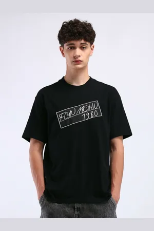 Flying Machine Men Typography Printed T-shirt