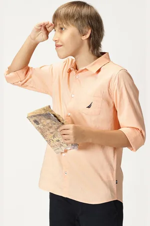 Nautica Boys Premium Opaque Casual Shirt