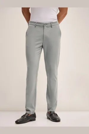 The Bear House Men Slim Fit Chinos Trousers