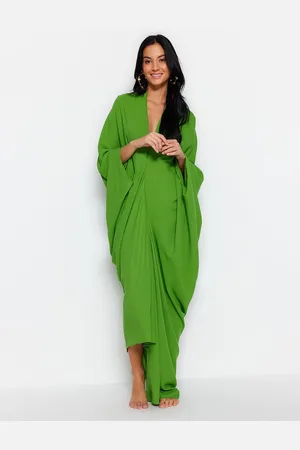 Trendyol Women Kaftan Batwing Sleeves Maxi Dress