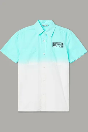 Lifestyle Boys Opaque Colourblocked Casual Shirt