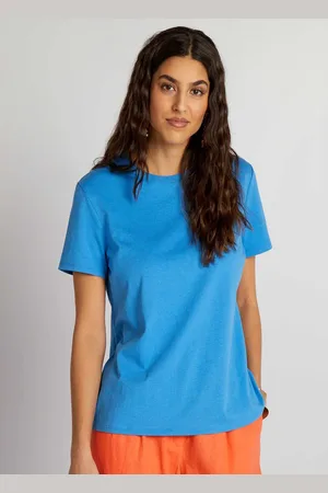 KIABI Women Solid Regular Fit T-shirt