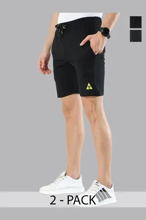 Ardeur Men Pack Of 2 Black Sports Shorts