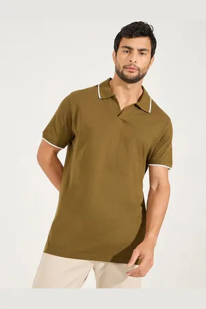 Styli Polo Collar Short Sleeves Cotton T-shirt