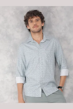 Crimsoune Club Men Classic Slim Fit Floral Opaque Printed Casual Shirt