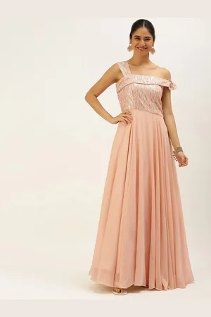 Ethnovog Embellished Georgette Maxi Dress