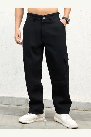 Hubberholme Men Straight Fit Cotton Cargo Jeans