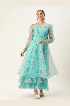 Ethnovog Floral Print Maxi Dress