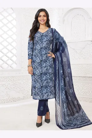 Miraan Abstract Printed Pure Cotton Unstitched Dress Material