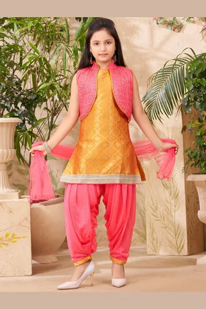 Aarika Girls Regular Kurta with Salwar & With Dupatta