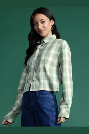 DressBerry Checked Casual Shirt with Tie